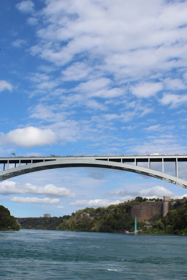 Мост через быструю реку Ниагара