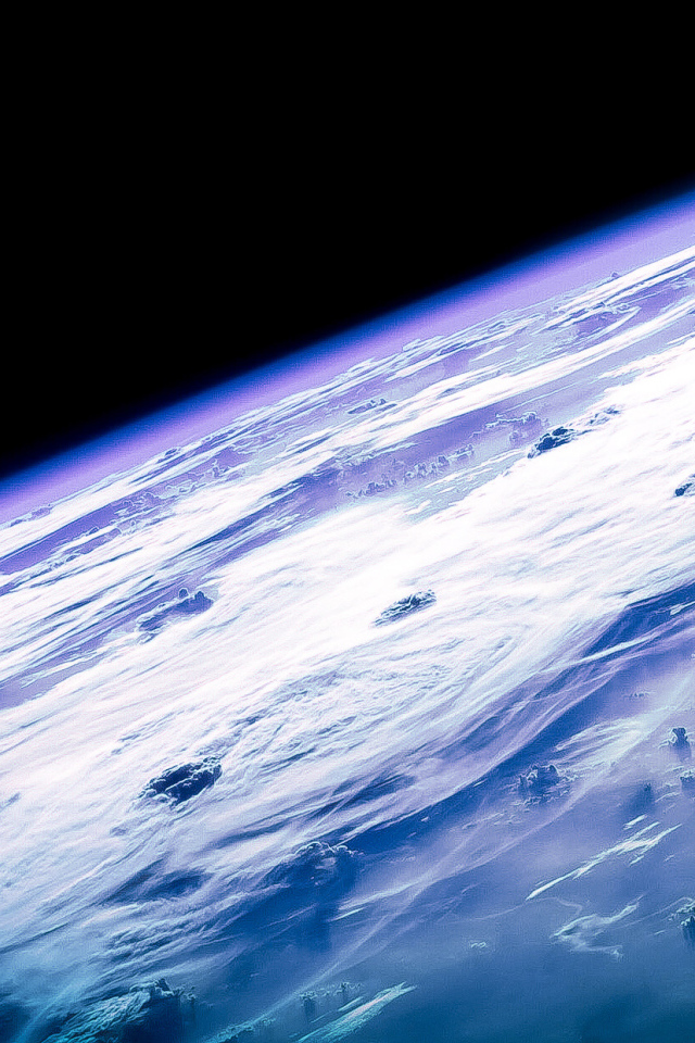 Поверхность планеты земля вид из космоса