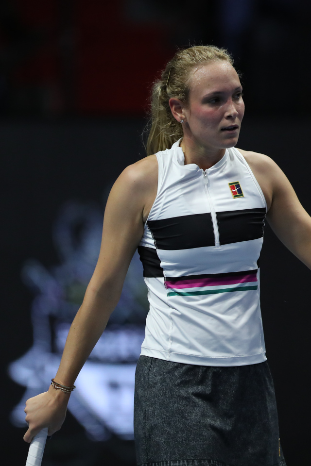 Теннисистка Донна Векич на корте