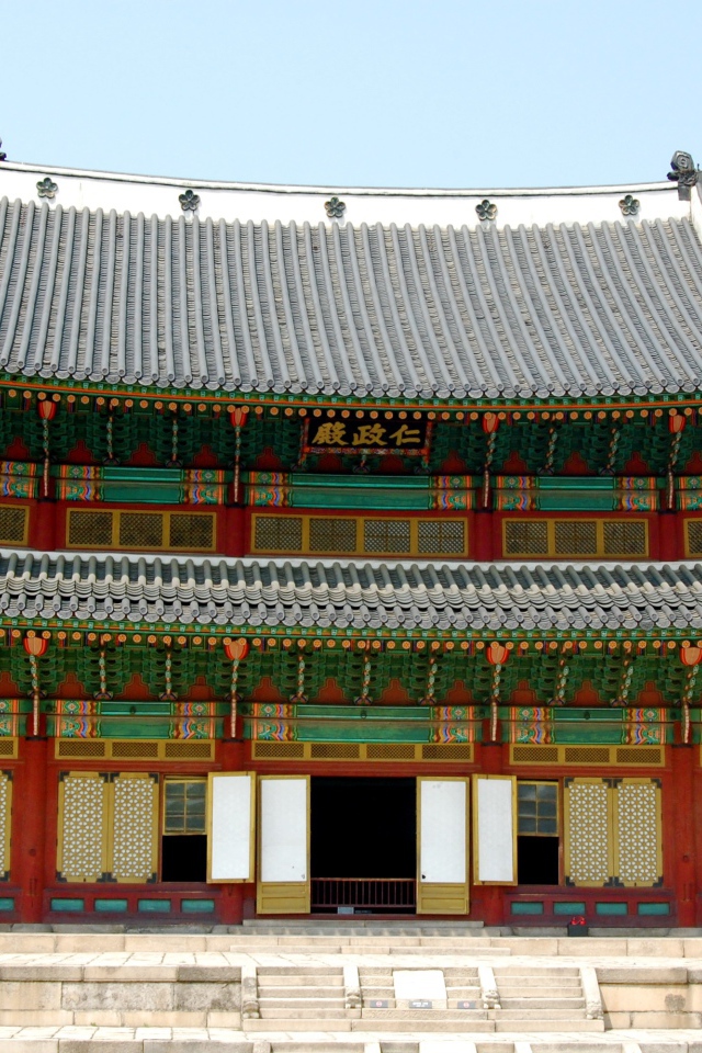 Красивый дворец Чхандок, Сеул. Южная Корея