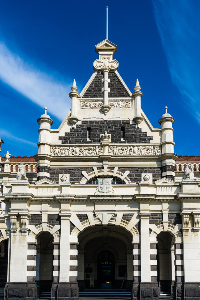 Железнодорожная станция в городе Данидин, Новая Зеландия