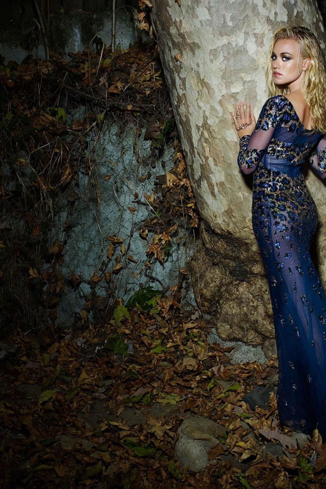 Актриса Ивонн Страховски в красивом платье