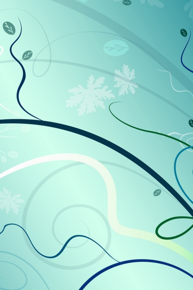 Абстрактные рисунки на голубом фоне 