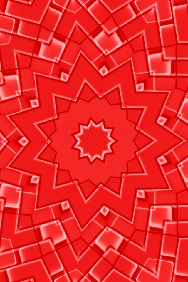 Абстрактный рисунок с красными звездами 