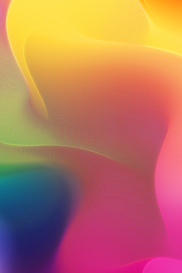 Абстрактный радужный рисунок 