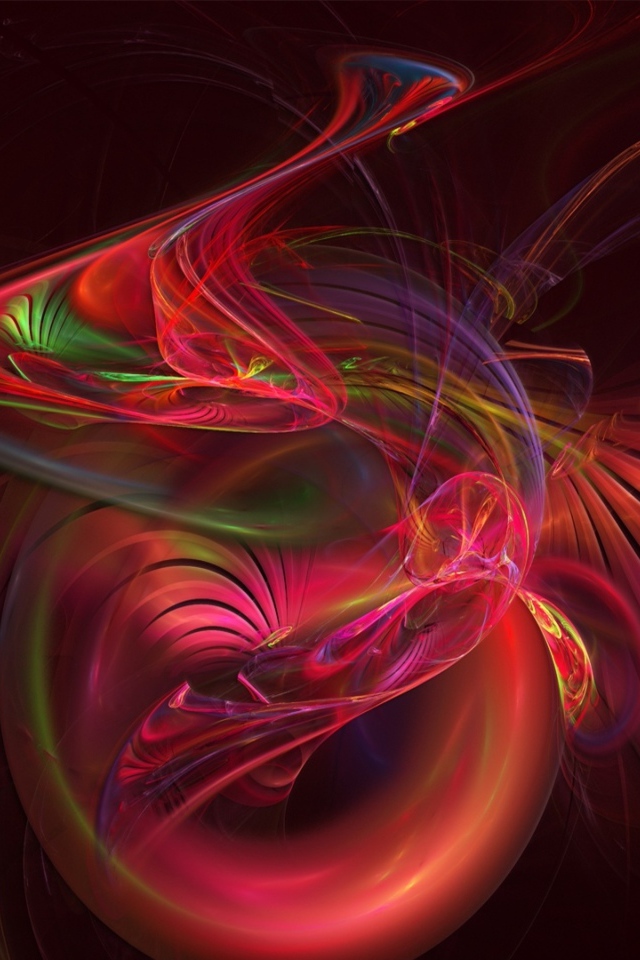 Красивый абстрактный рисунок на коричневом фоне