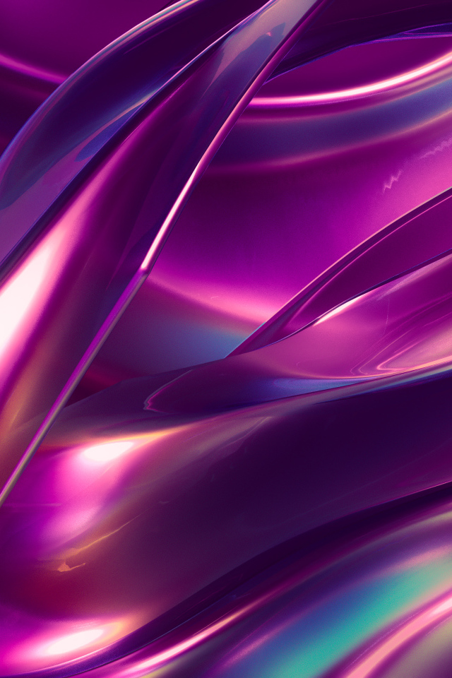 Красивые абстрактные сиреневые волны