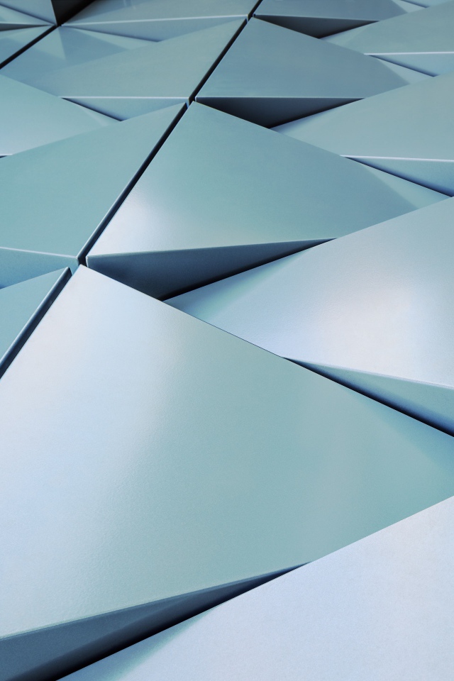 Большие серые треугольники 3д графика