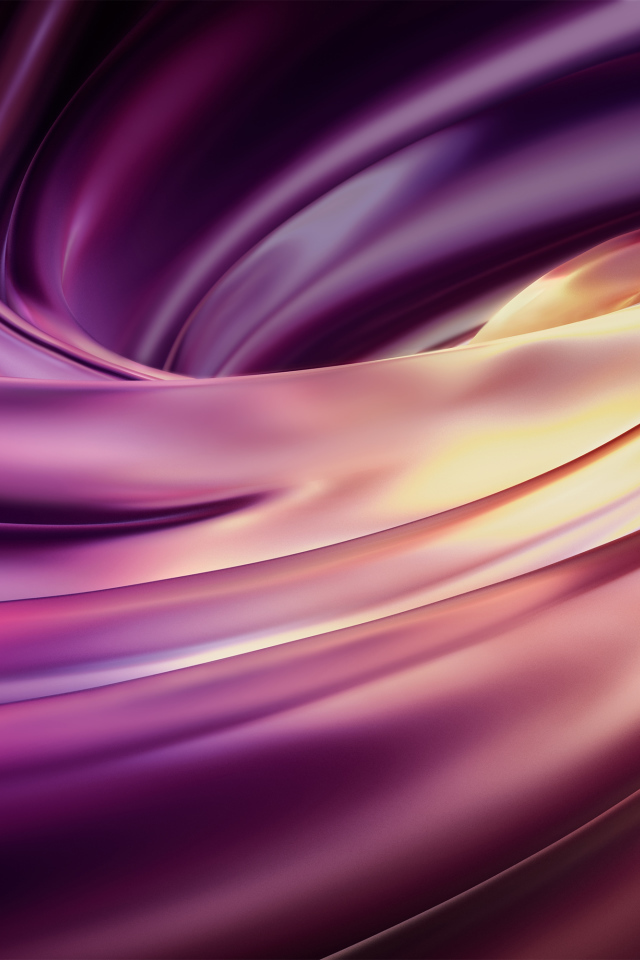 Сиренево коричневые абстрактные волны 