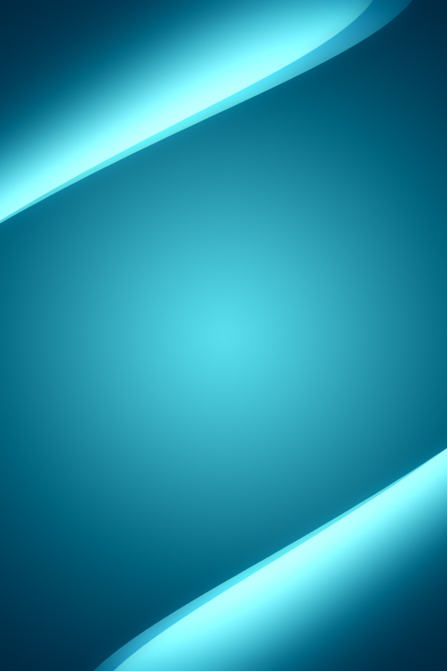 Неоновые голубые волнистые линии на синем фоне 