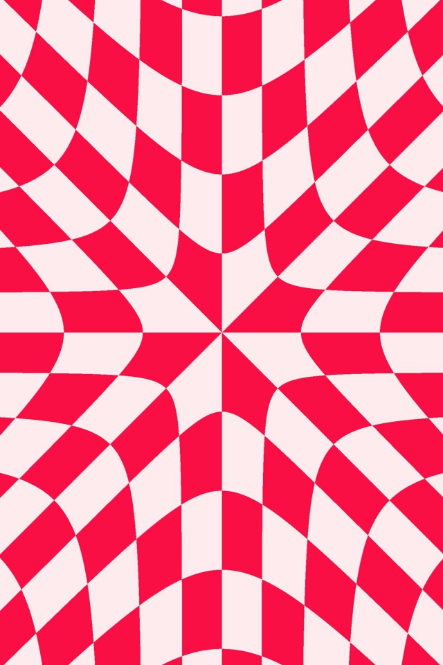 Красно - белый рисунок иллюзия 