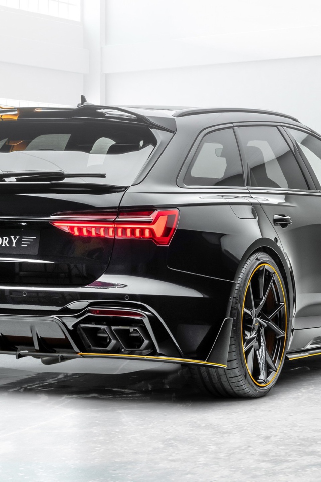 Автомобиль Mansory Audi RS 6 Avant 2020 года вид сзади