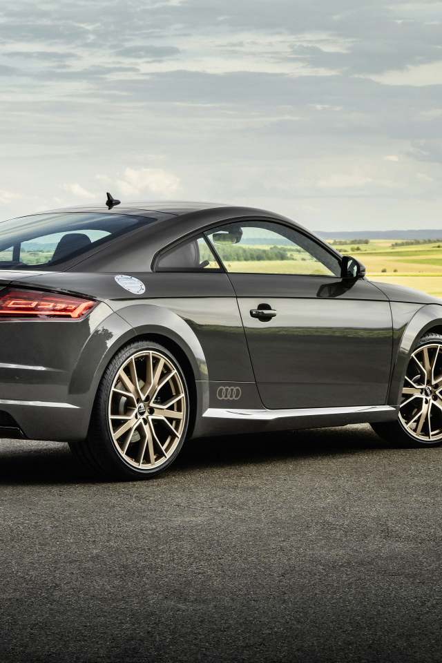 Автомобиль Audi TT, 2021 года на фоне полей