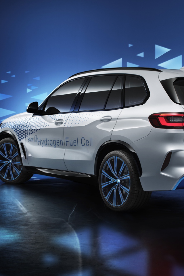 Внедорожник BMW I Hydrogen NEXT 2019 года вид сзади