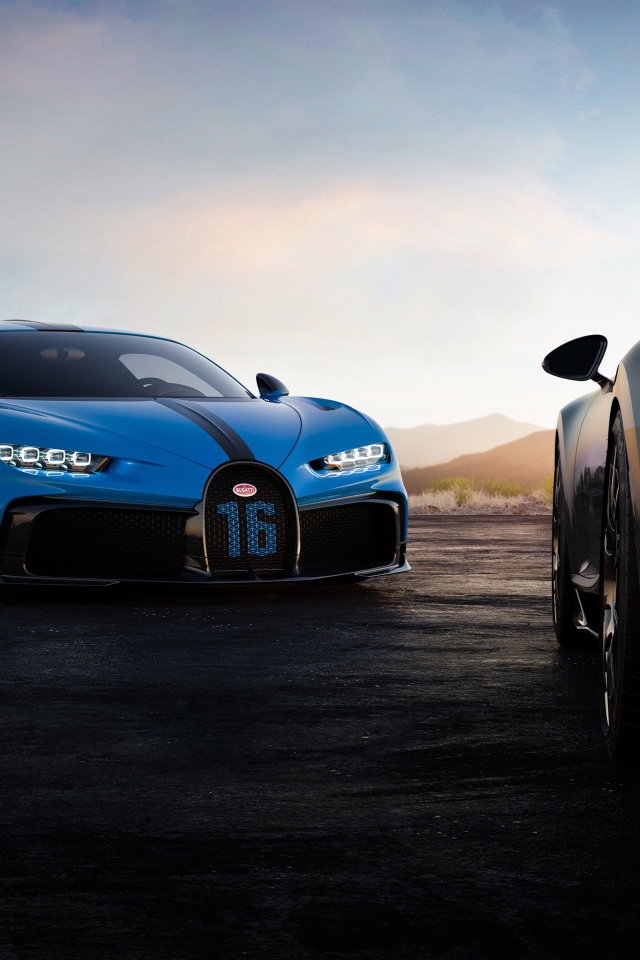 Автомобиль Bugatti Chiron Pur Sport 2020 года 
