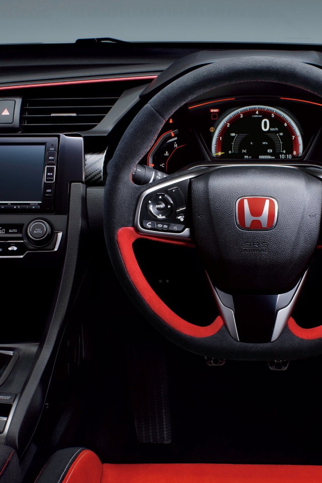 Салон автомобиля Honda Civic Type R 2020 года 