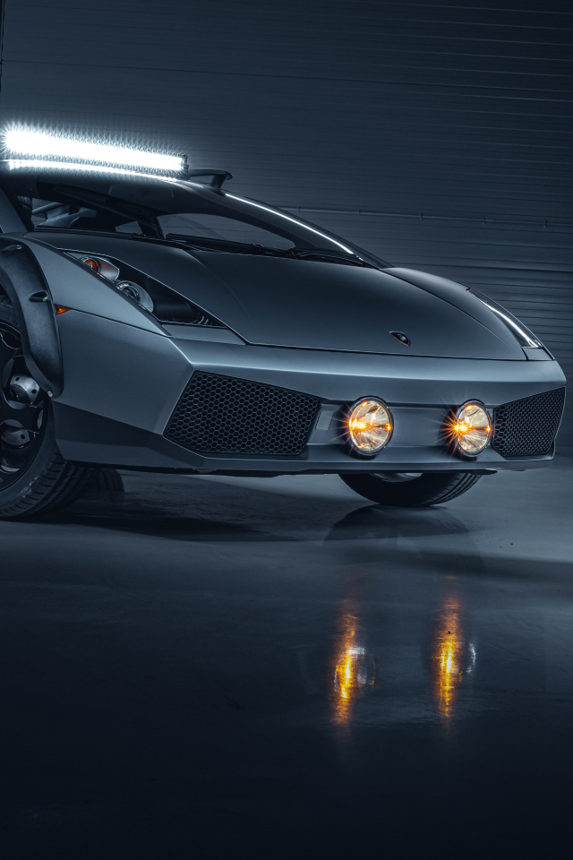 Спортивный автомобиль Lamborghini Gallardo Offroad, 2019 года с канистрами