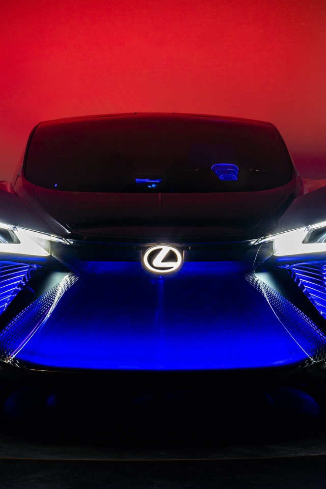 Автомобиль Lexus LF-30, 2020 года с неоновой подсветкой 