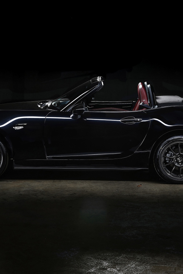 Черный автомобиль Mazda MX-5 Eunos Edition 2020 года 