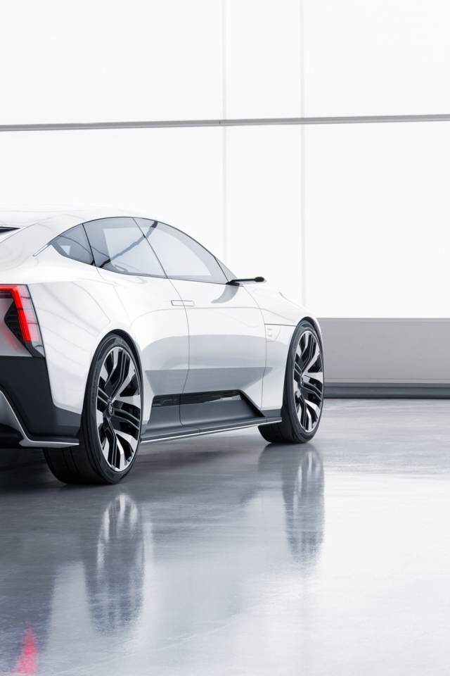 Автомобиль Polestar Precept 2020 года вид сзади