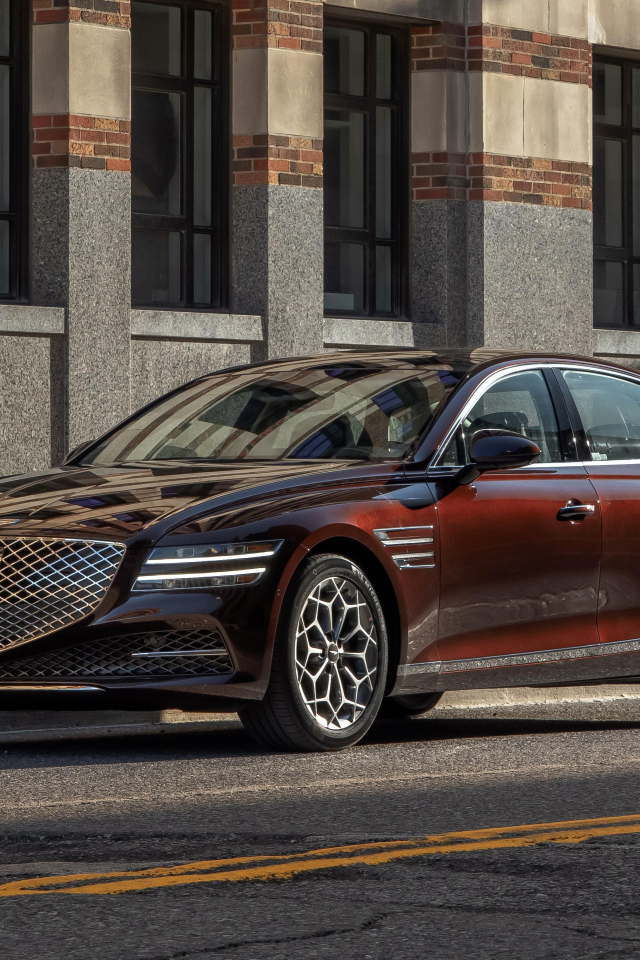 Дорогой автомобиль Genesis G80, 2021 года в городе