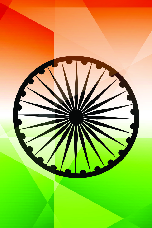 Флаг Индии, векторная графика