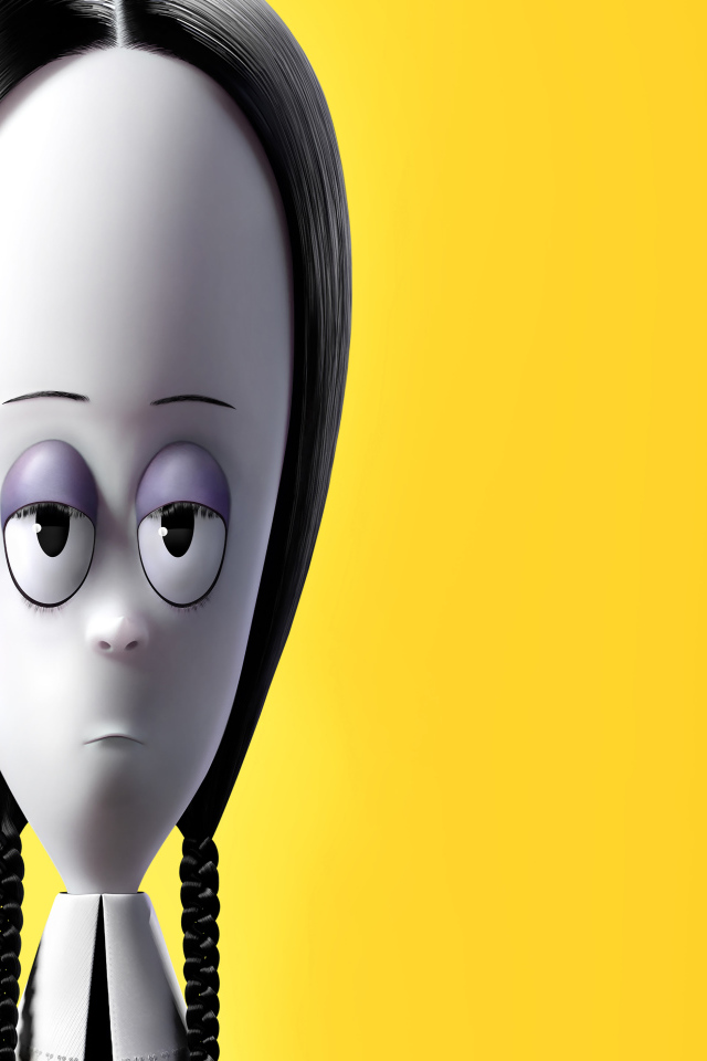 Девочка персонаж мультфильма Семейка Аддамс. Горящий тур , 2021