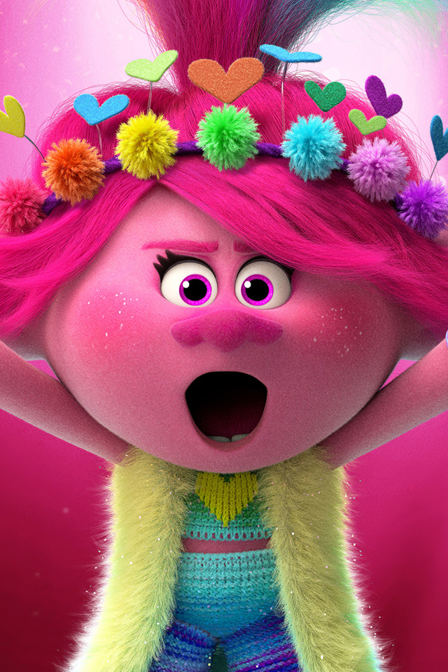 Розочка - персонаж мультфильма Тролли: Мировой тур, 2020