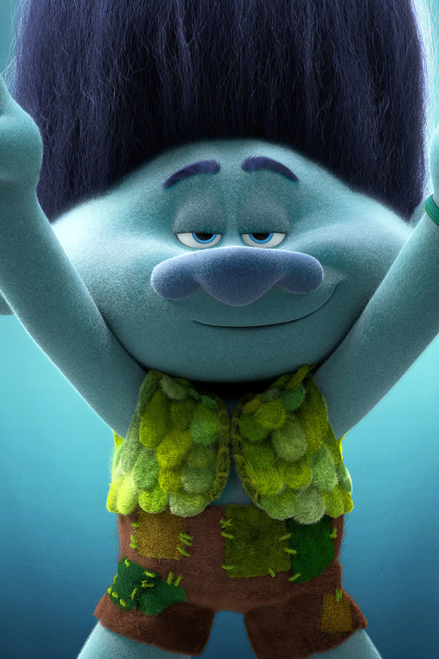 Цветан персонаж мультфильма Тролли: Мировой тур, 2020