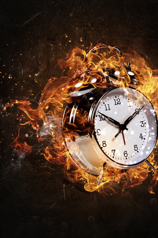 Будильник звенит в огне 