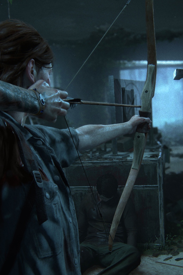 A frame of the computer game The Last of Us Part II, 2020