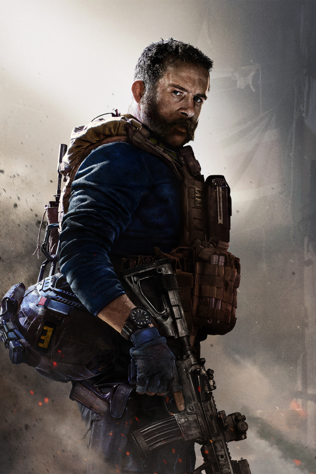 Солдат из компьютерной игры Call of Duty Modern Warfare 2019 года