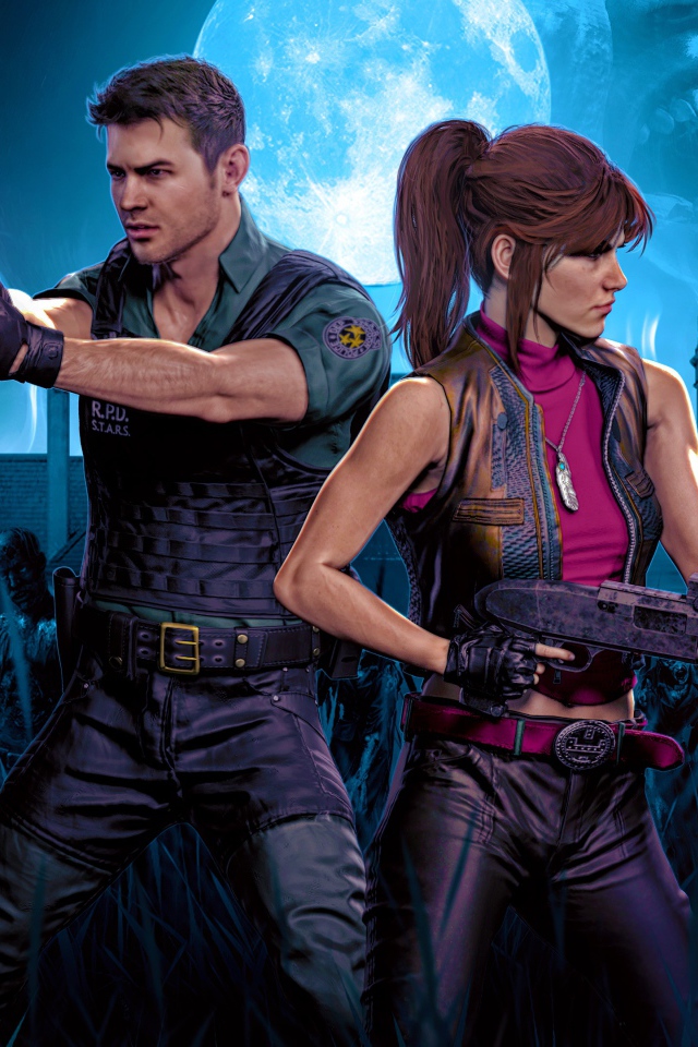 Персонажи компьютерной игры Resident Evil 3, 2020