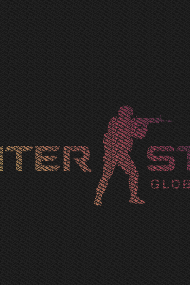 Постер игры Counter-Strike: Global Offensive на сером фоне 