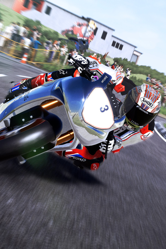 Мотоциклист на кроссе компьютерная игра TT Isle of Man 2, 2020