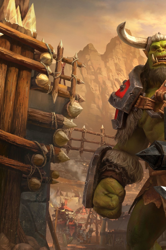 Орк из компьютерной игры Warcraft III: Reforged