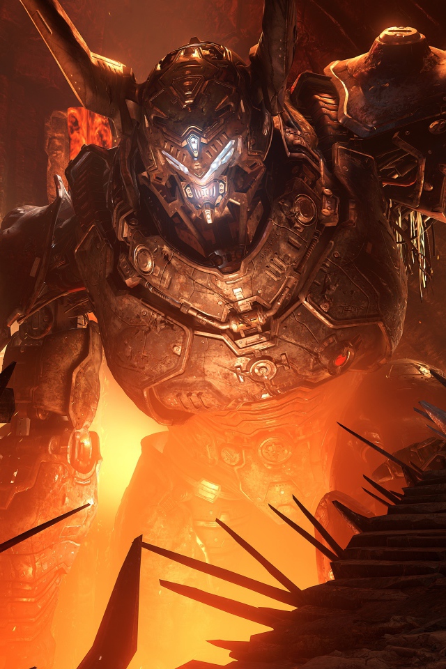 Робот из компьютерной игры Doom Eternal, 2020