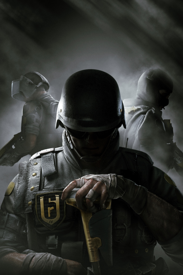 Солдат из видео игры  Rainbow Six Siege