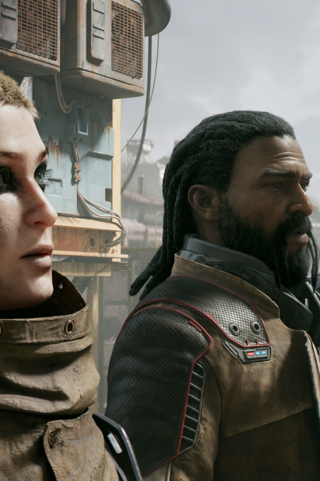 Солдаты из компьютерной игры Outriders