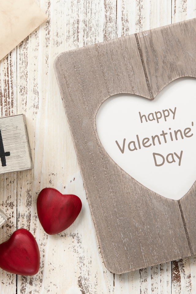 Кубики и рамка на День Святого Валентина 