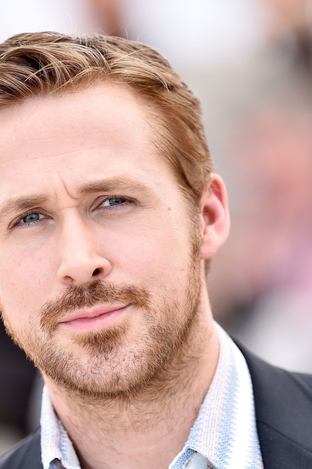 Выразительный взгляд голубоглазого актера Райана Гослинга