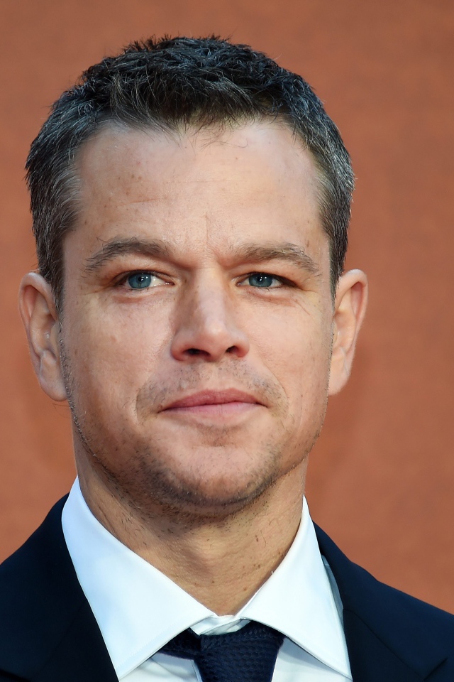 Красивый стильный мужчина, актер Мэтт Деймон