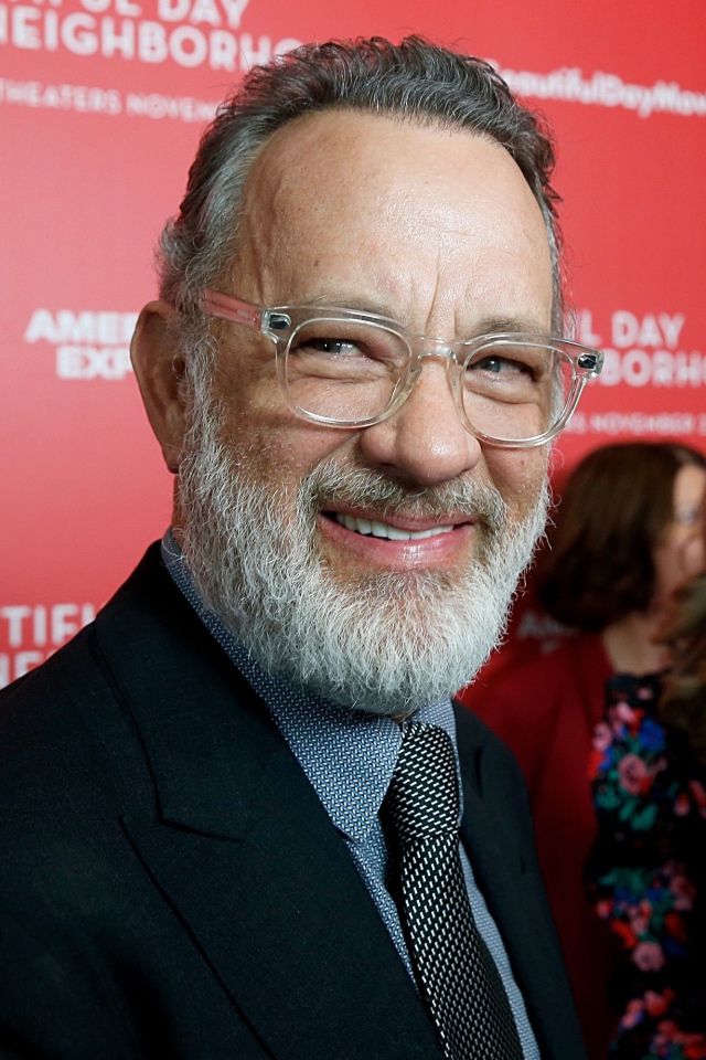 Улыбающийся мужчина, актер Том Хэнкс