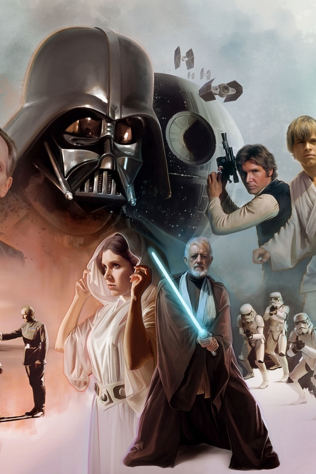 Персонажи популярного фильма Звездные войны 