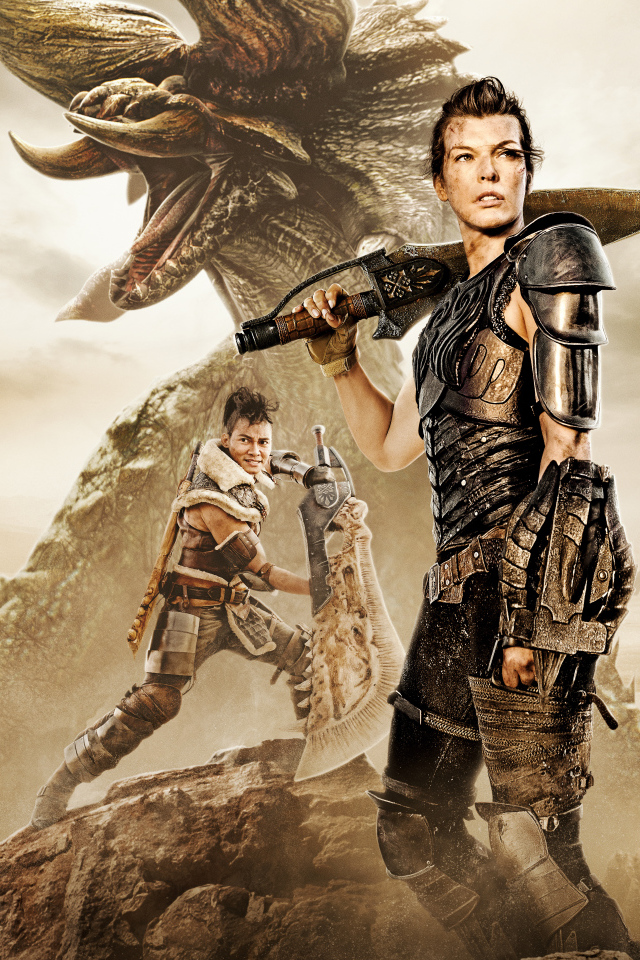 Poster for the movie Monster Hunter, 2021