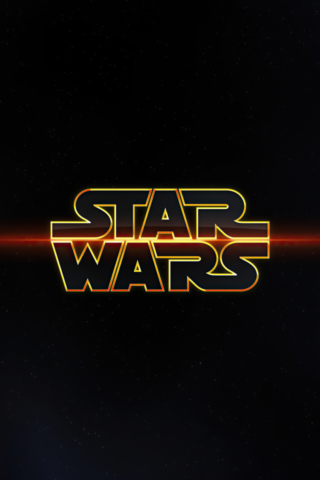 Логотип Звездные войны на фоне неба