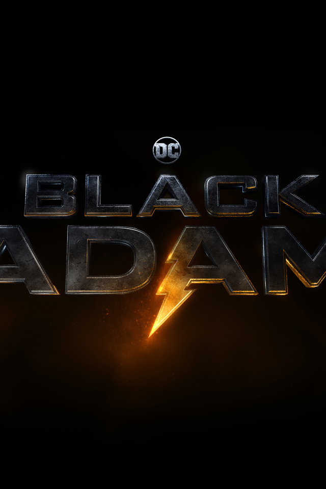 The logo of the new superhero movie Black Adam