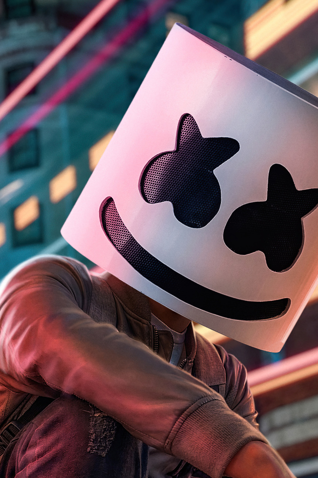 Диджей Маршмеллоу крупным планом