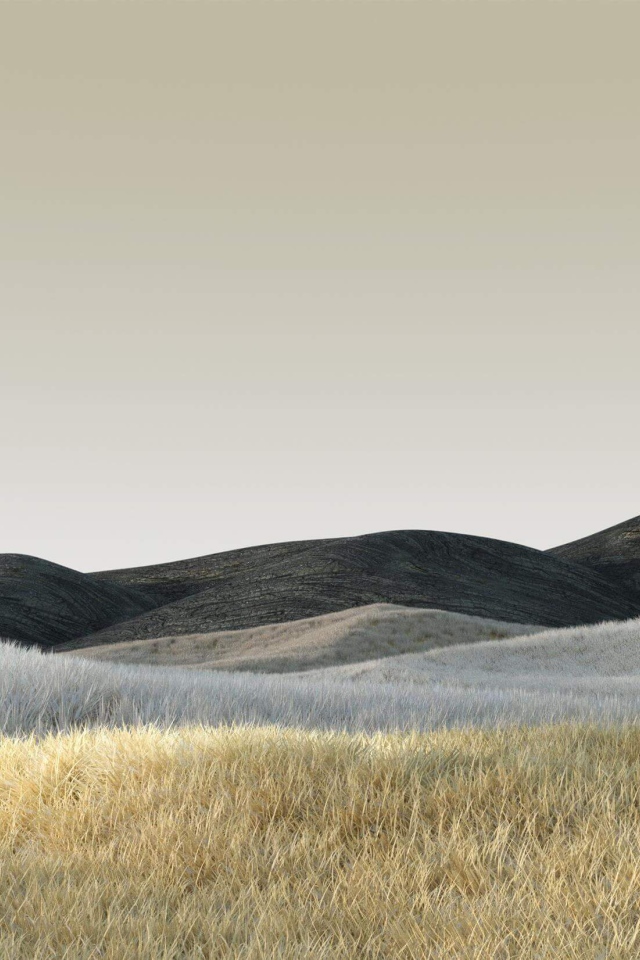 Разноцветные холмы заставка на рабочий стол