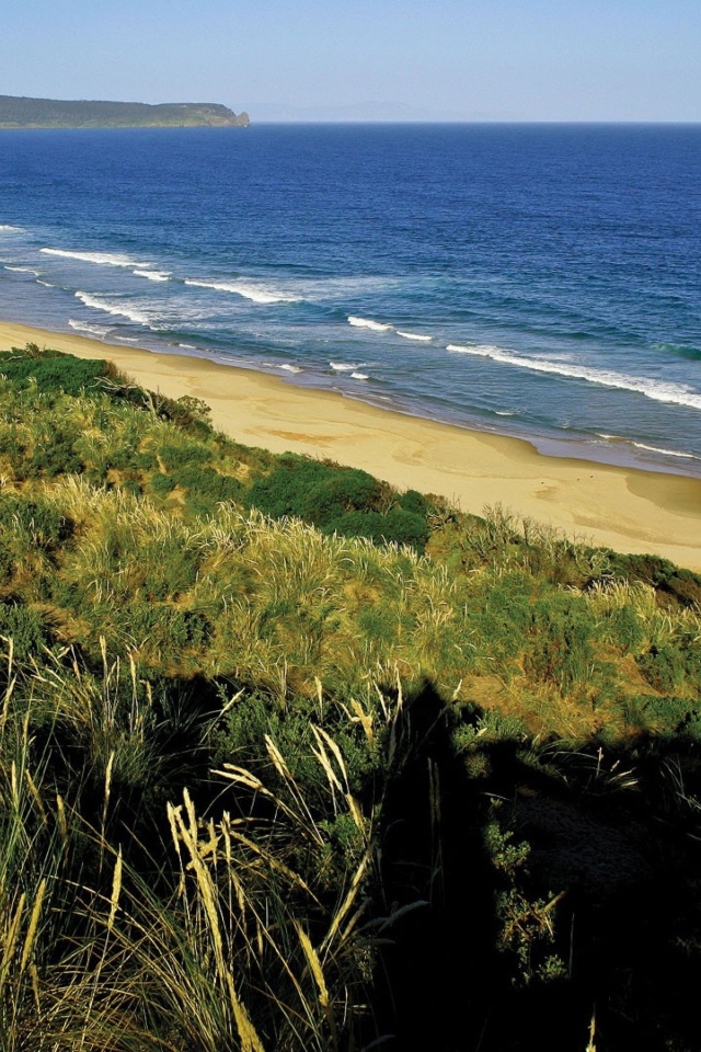 Вид на морское побережье 